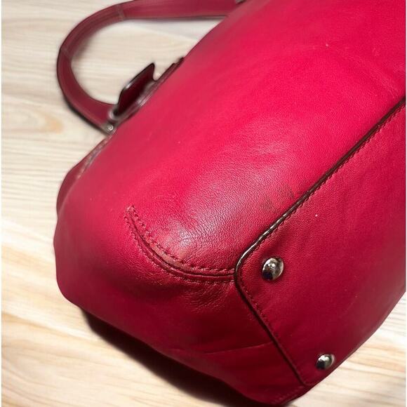 Y2K Coach F13732 Soho Pleated Leather Satchel Bag - Picture 9 of 14